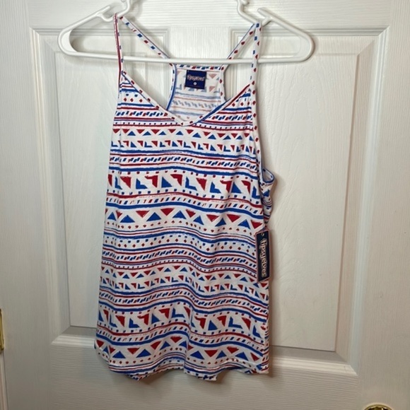 NWT Tipsy Elves Patterned Tank Top Size Medium - Picture 6 of 10
